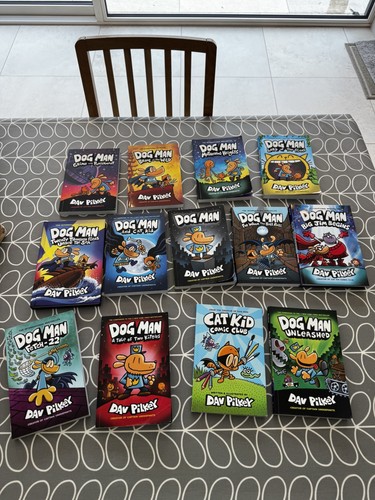 Dog man books - man, (used)