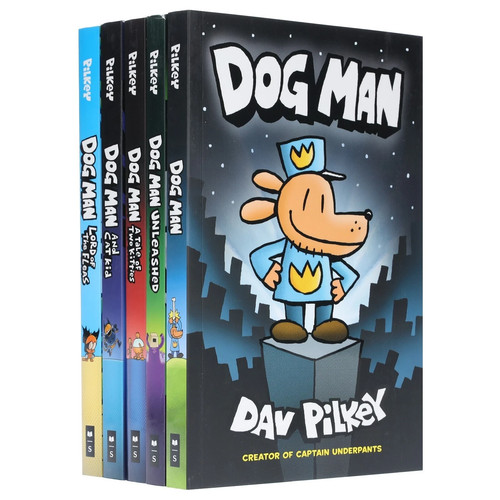 Dog man books collection - dog,